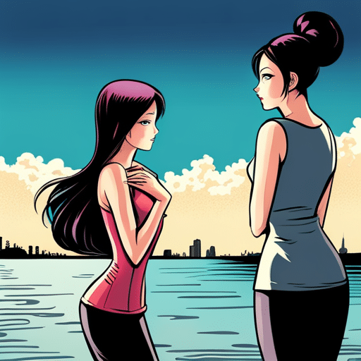 An image of two silhouettes side by side: one with a curvy, voluptuous figure and the other with a slim, slender body