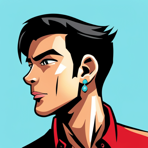 An image of a stylish young man with a freshly pierced right ear