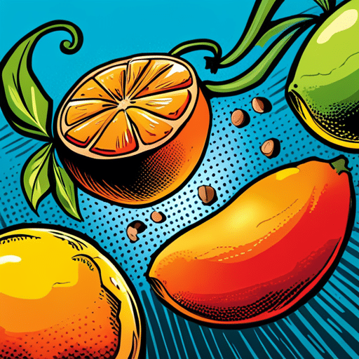 An image that captures the essence of 'zesty' - vibrant, energetic, and full of flavor