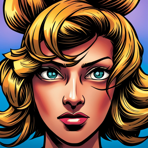 An image of a girl's face contorted in disgust, with a scrunched-up nose and furrowed brow while looking at something unpleasant
