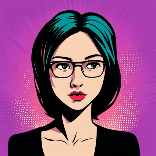An image of a girl with a bored expression, shrugging her shoulders nonchalantly, as if saying "Okay Cool