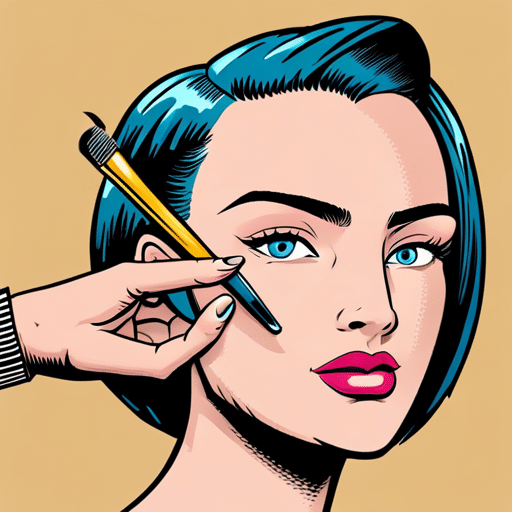 An image capturing the trendiness of shaving eyebrow lines