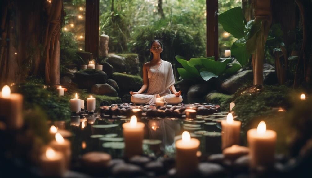 deep focus during meditation