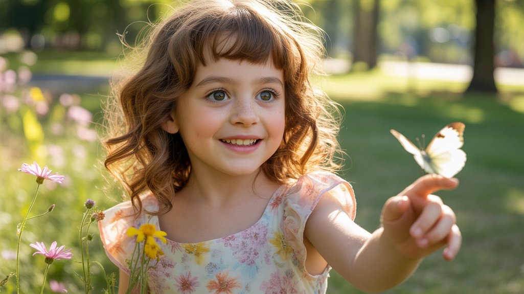 adorable girl s charming presence