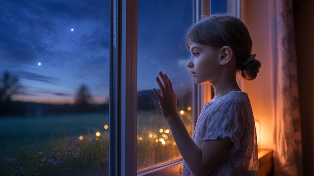 affectionate bedtime message conveyed