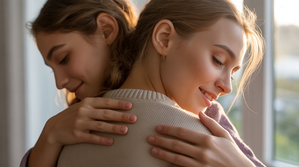 affectionate comforting physical touch