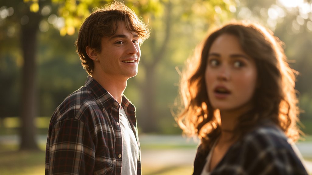 affectionate gesture of interest