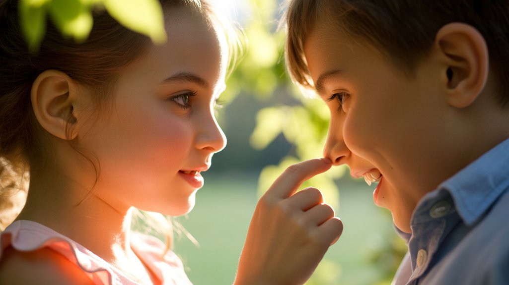 affectionate gesture or intimacy