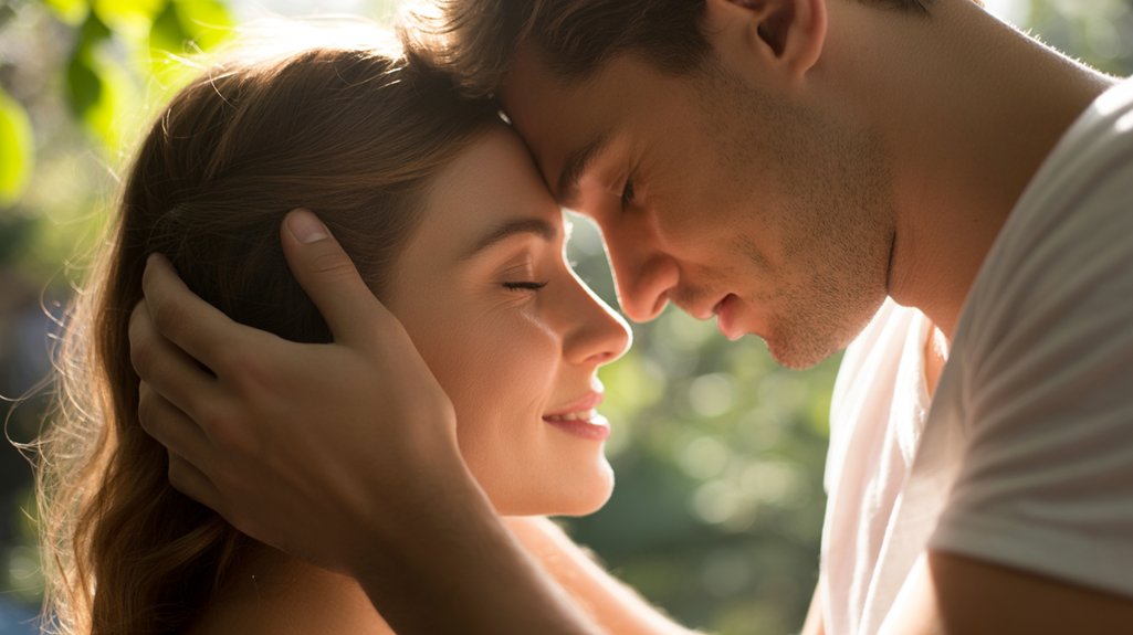 affectionate intimate non verbal connection