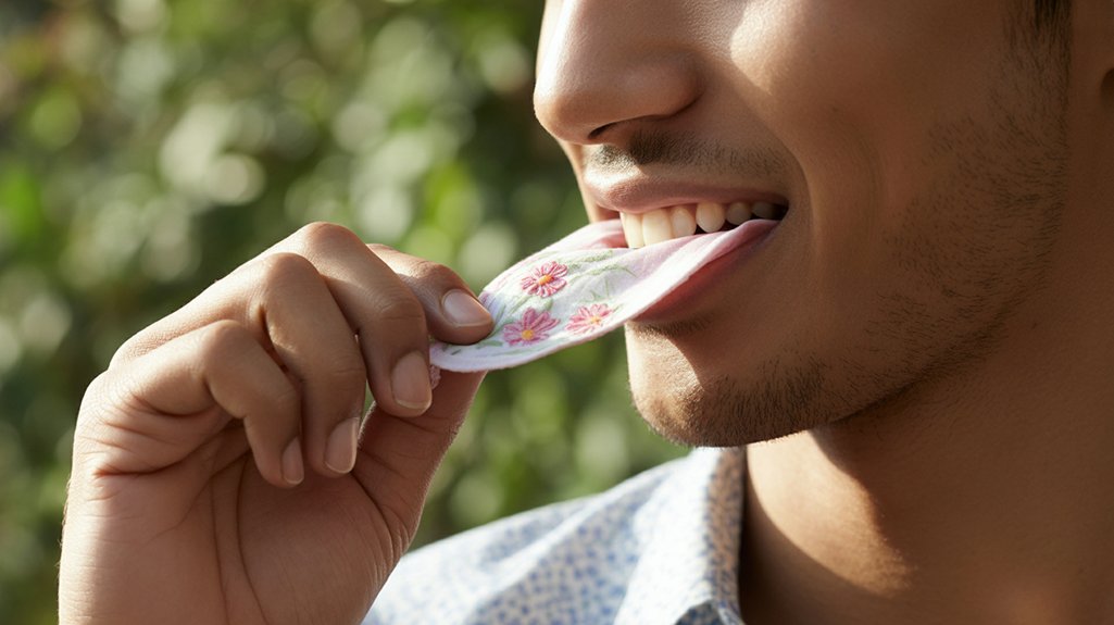 affectionate or playful gesture