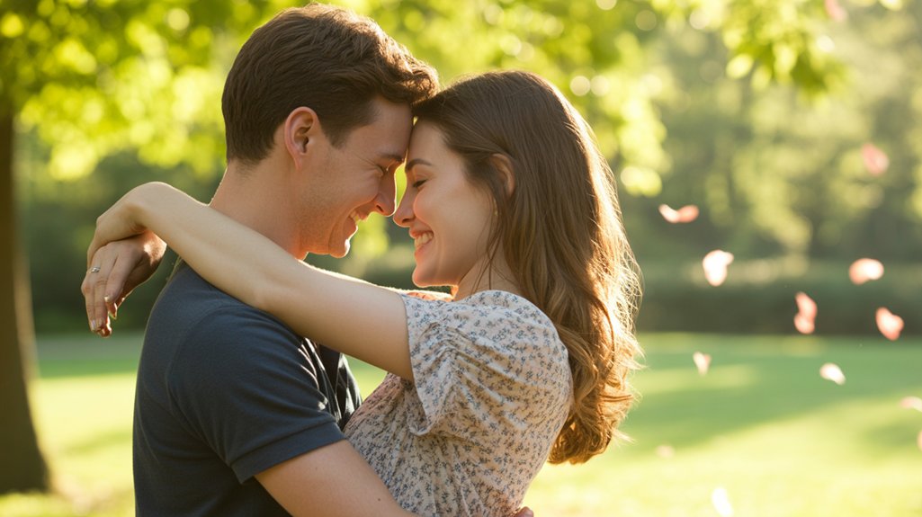 affectionate physical connection expressed