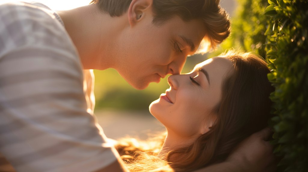 affectionate respectful emotional gesture