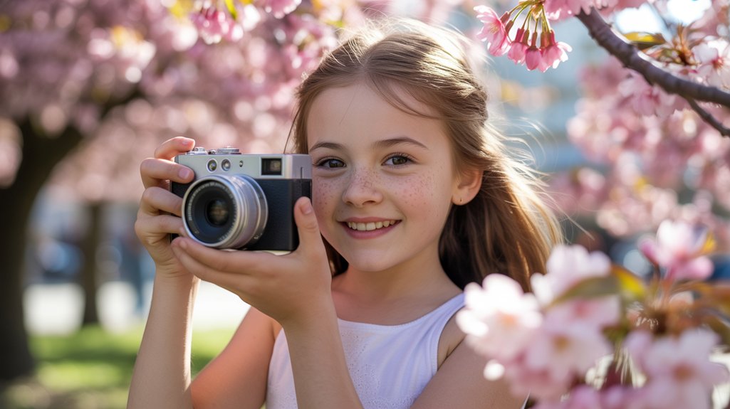 captured in her lens