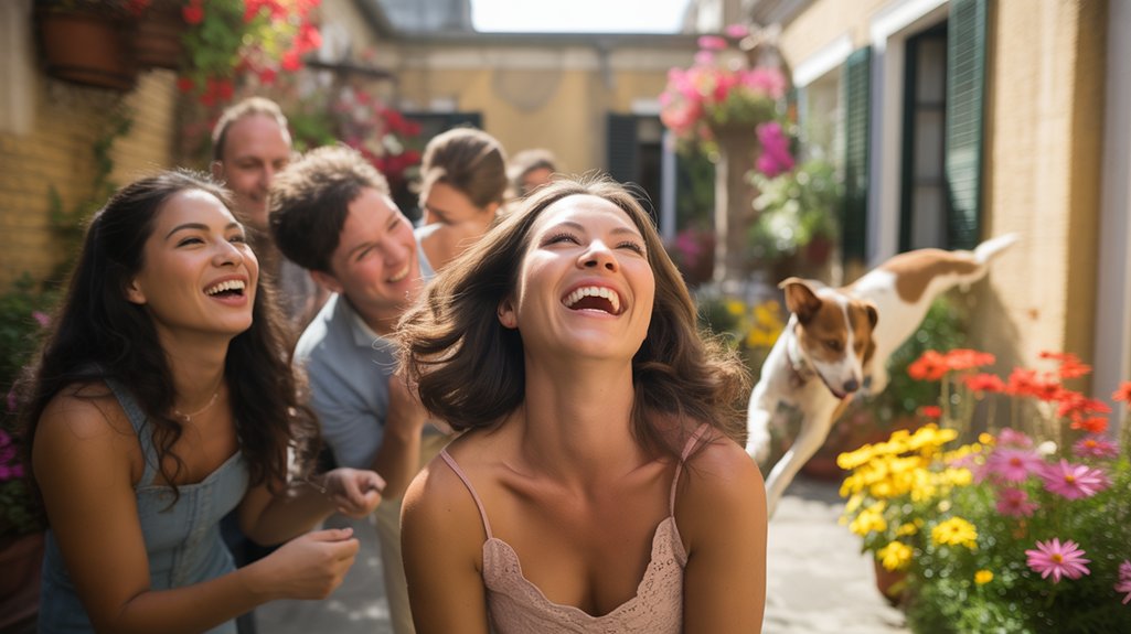 cheerful outgoing positive demeanor