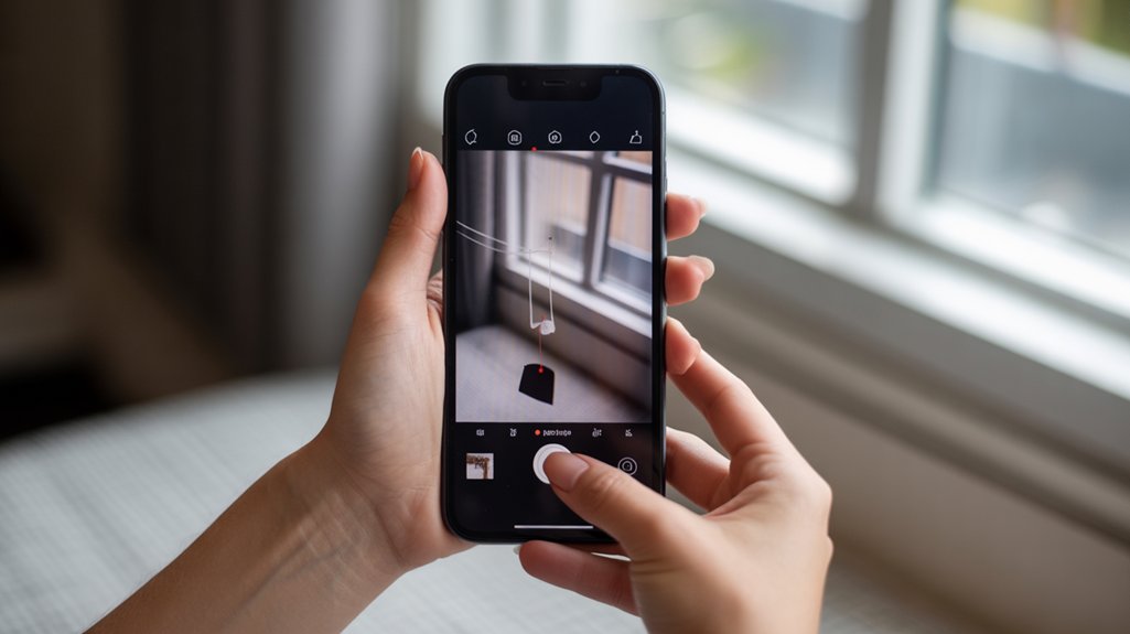 crop images using iphone