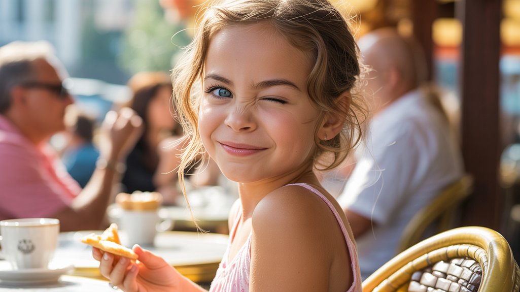 flirtatious gesture of interest