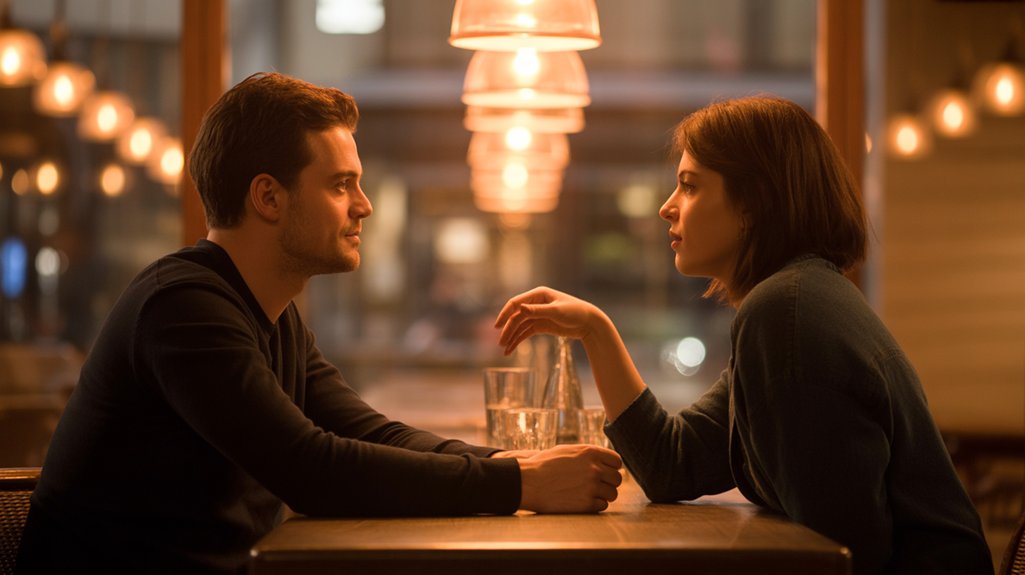 flirtatious intimate body language