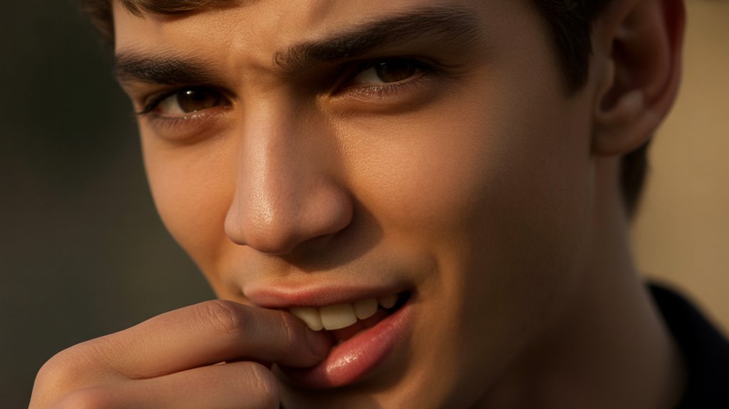 flirting or attraction signal