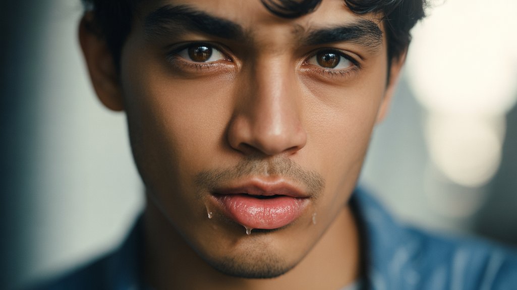 flirting or expressing desire