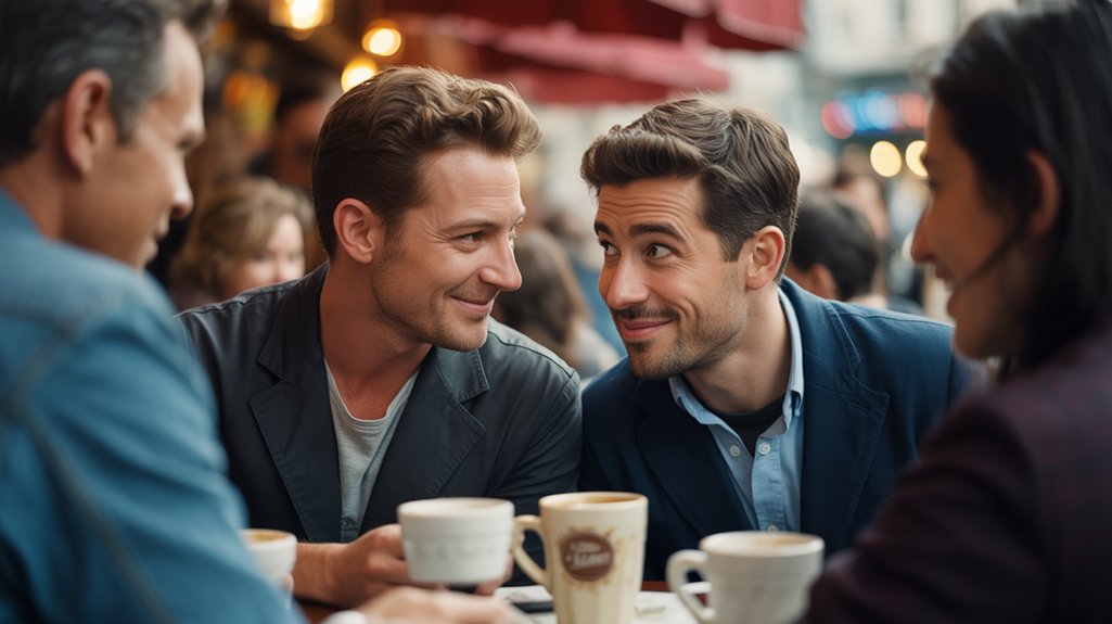 flirting or friendly gesture