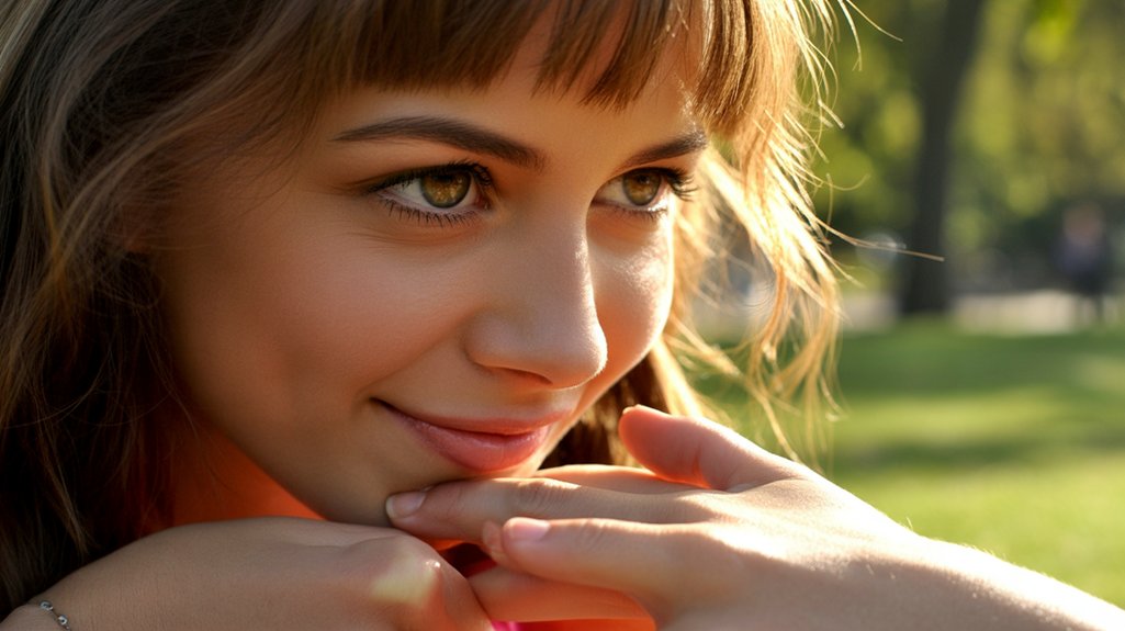 flirting or playful affection