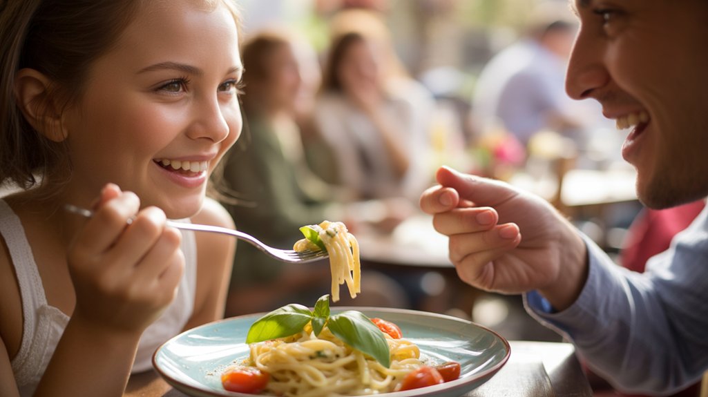 food sharing signifies affection