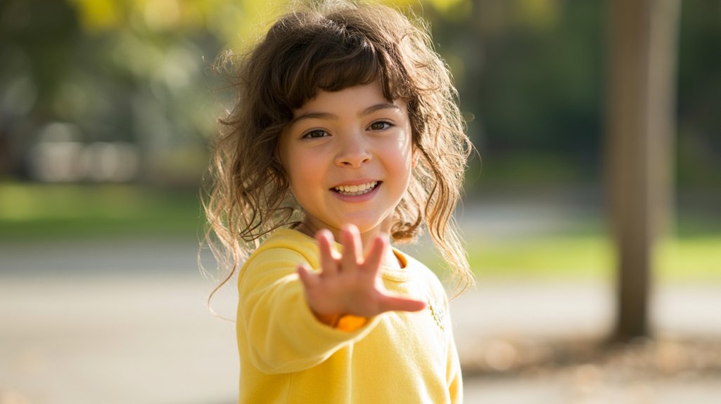 friendly recognition or greeting