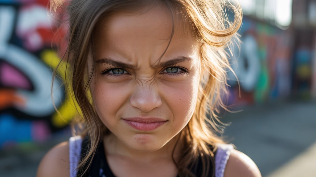 frustration or playful annoyance