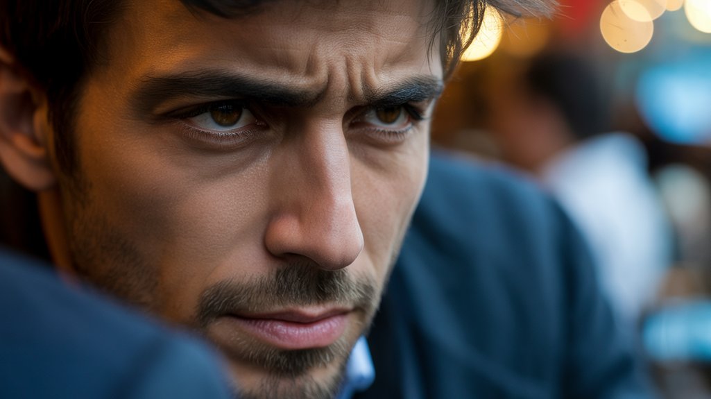 intense gaze indicates interest