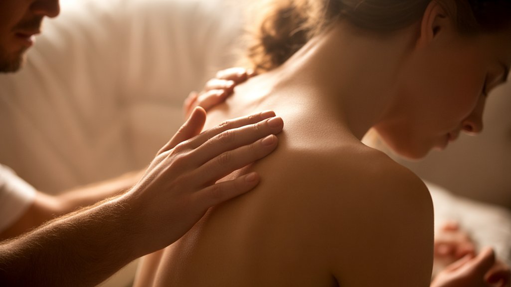 intimate gesture of affection