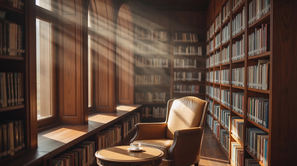 introverted solitude in libraries