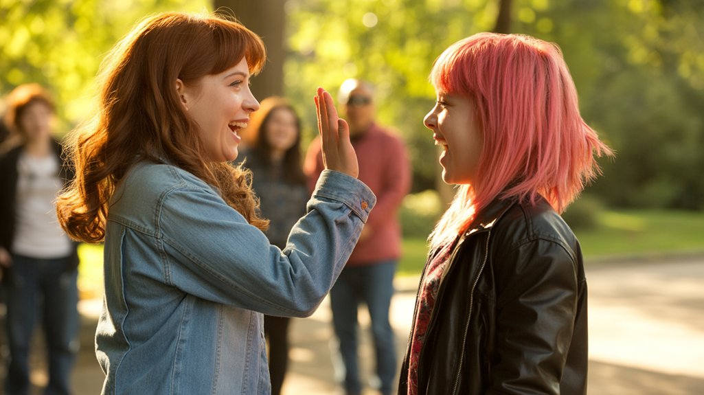 jealousy or rivalry gesture