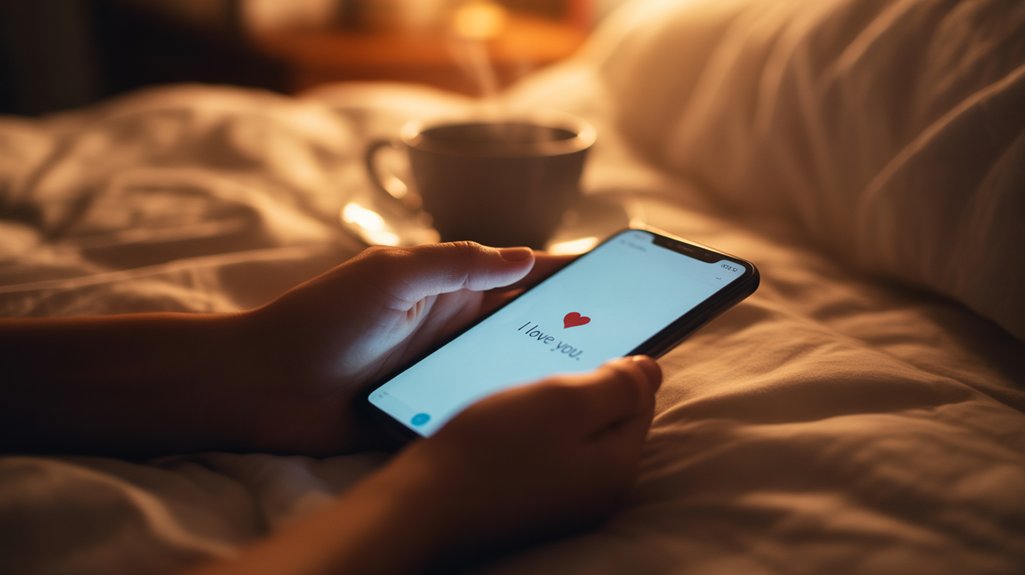 love declaration via text