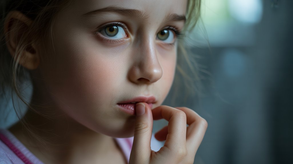 nail biting anxiety signal