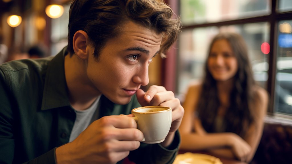 nervous attraction or interest