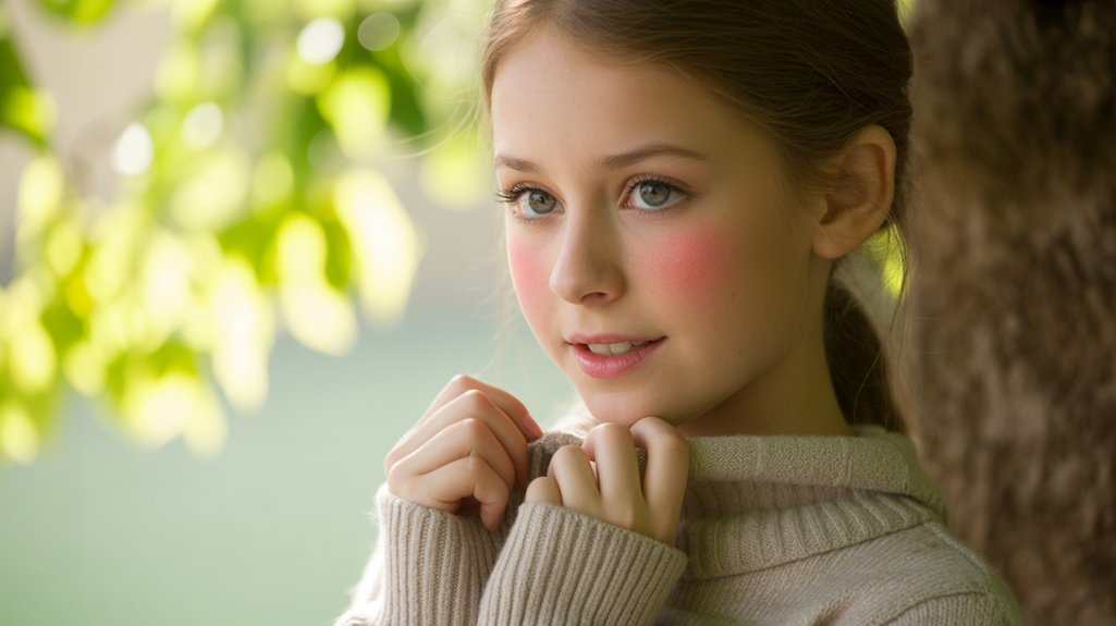 nervous energy and shyness