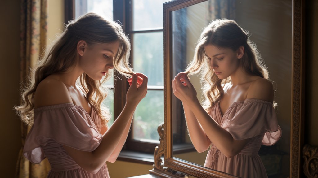 nervous or seeking attention