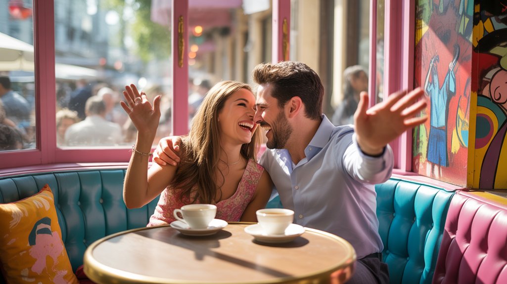 outgoing personalities in love