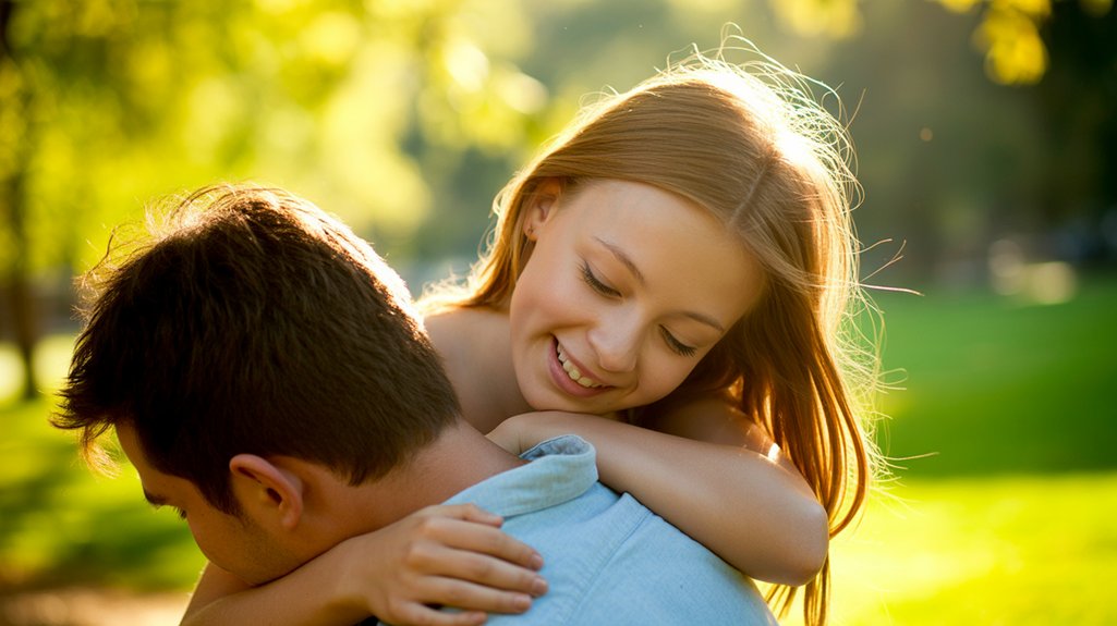 physical affection or trust