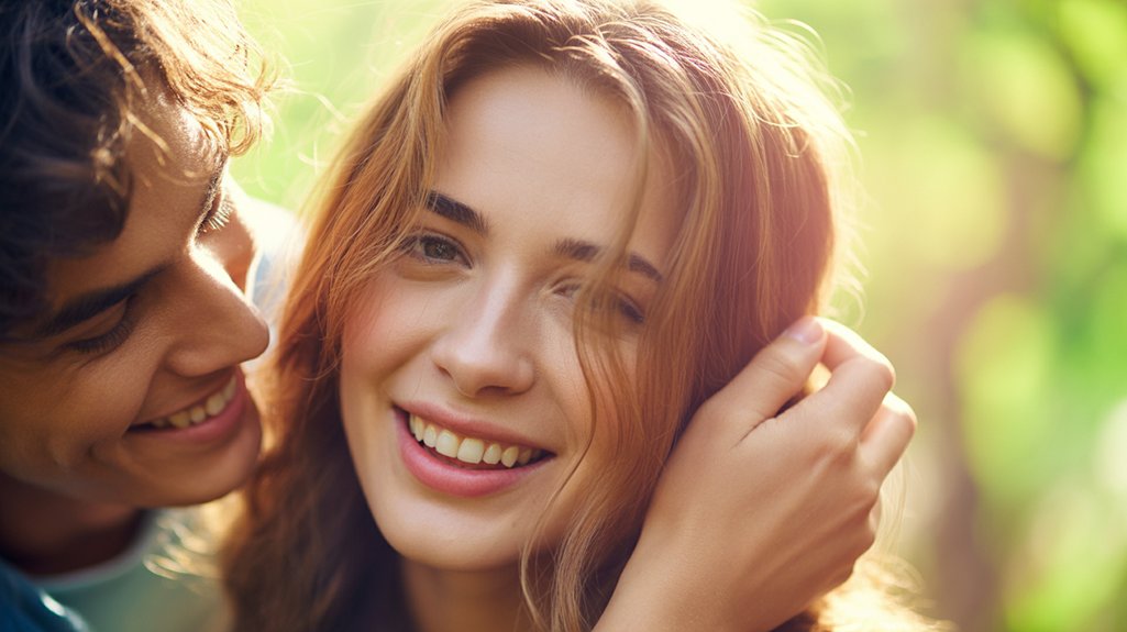 playful affection or flirtation