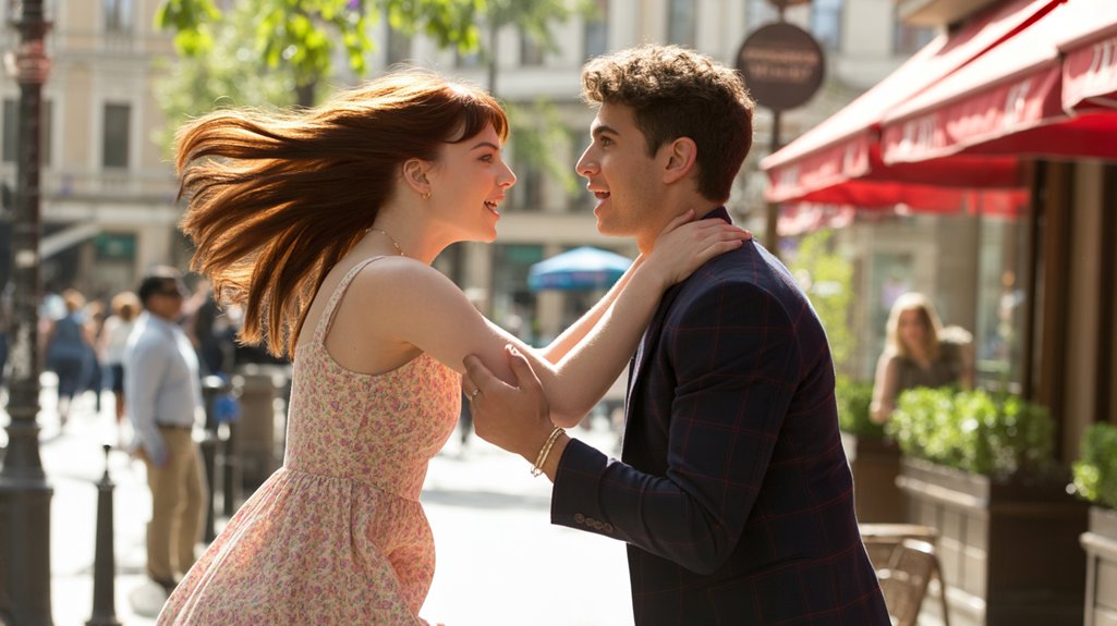 playful flirtation or interest