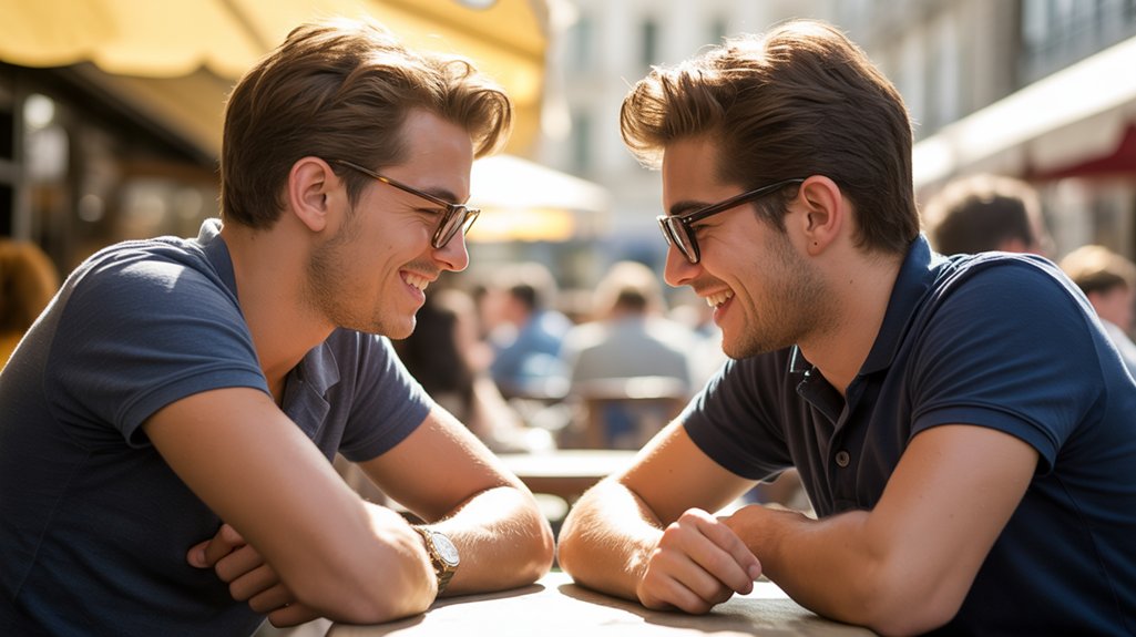 reflecting shared connection