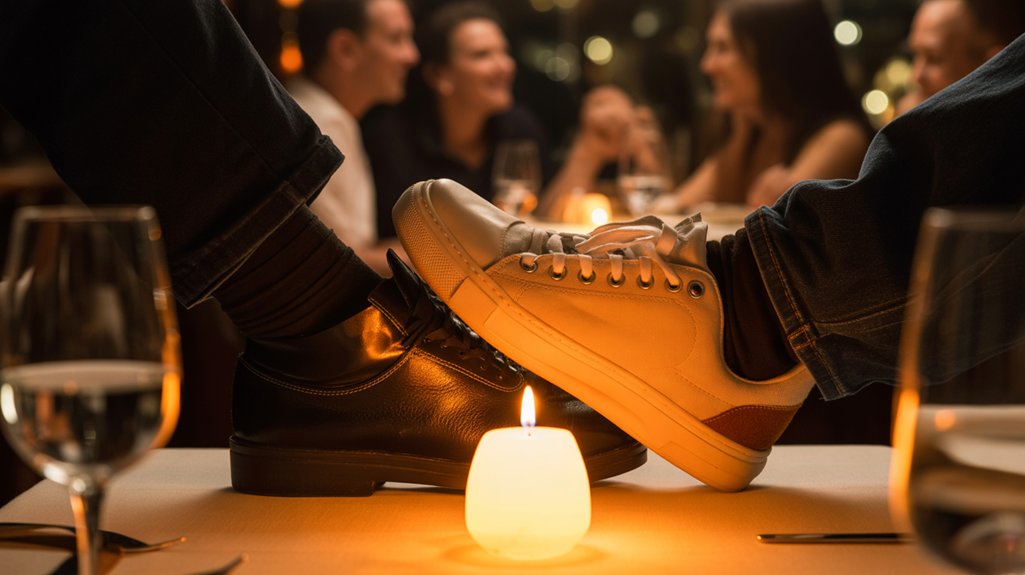 romantic interest or flirtation