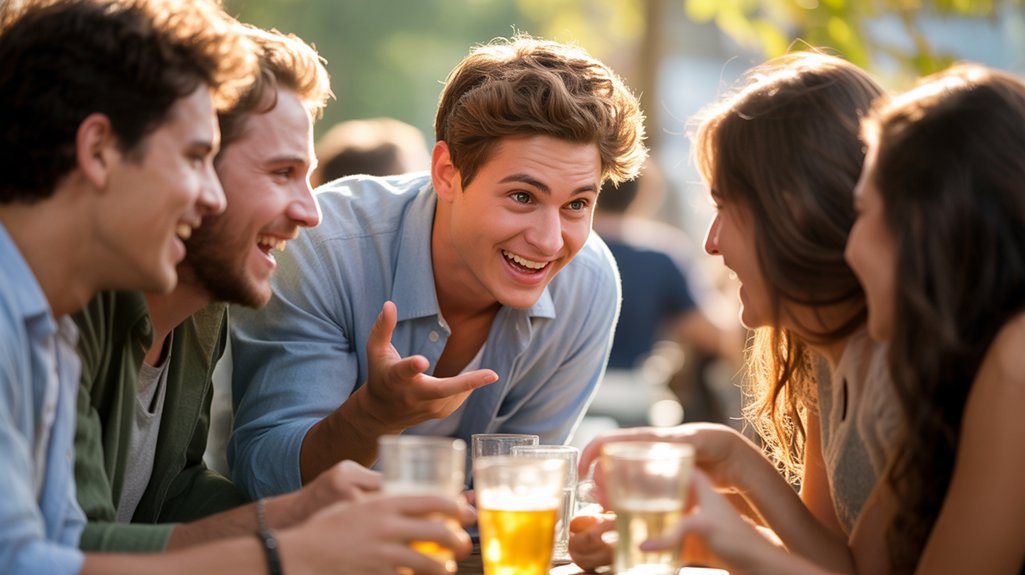 sharing feelings and interest