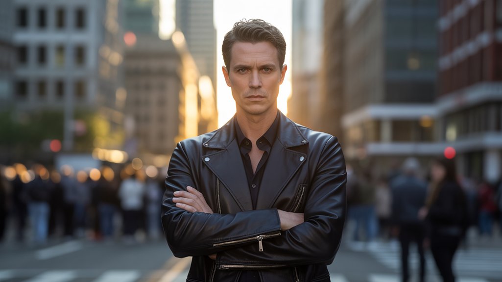 strong commanding intimidating presence